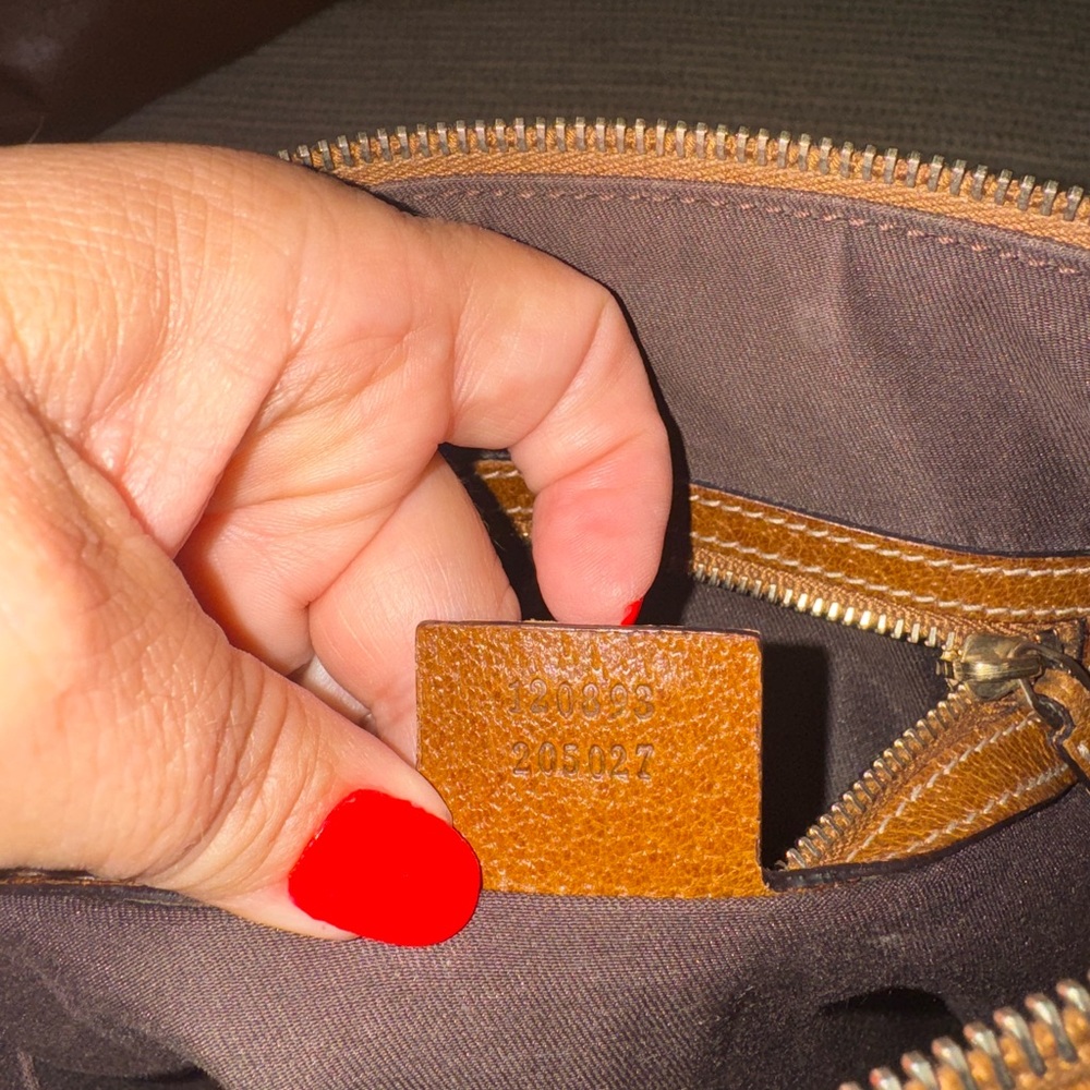 Gucci Studded Brown Crossbody Bag - Picture 8 of 9